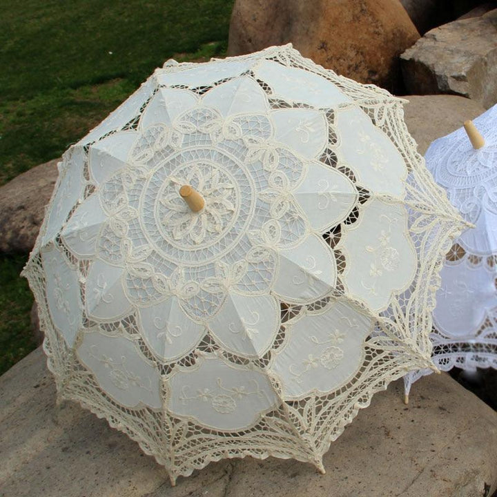 Lisslune | Chic Victorian Lace Sunshade: Timeless Elegance for Events and Photography