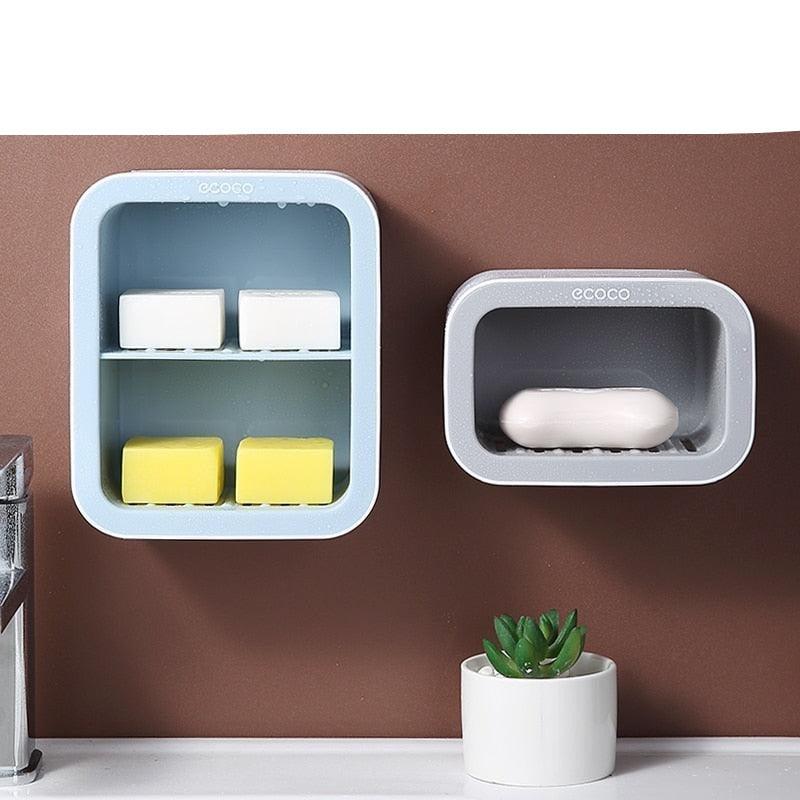 Lisslune | Elegant Botanical Wall-Mounted Soap Organizer for Stylish Bathroom Storage