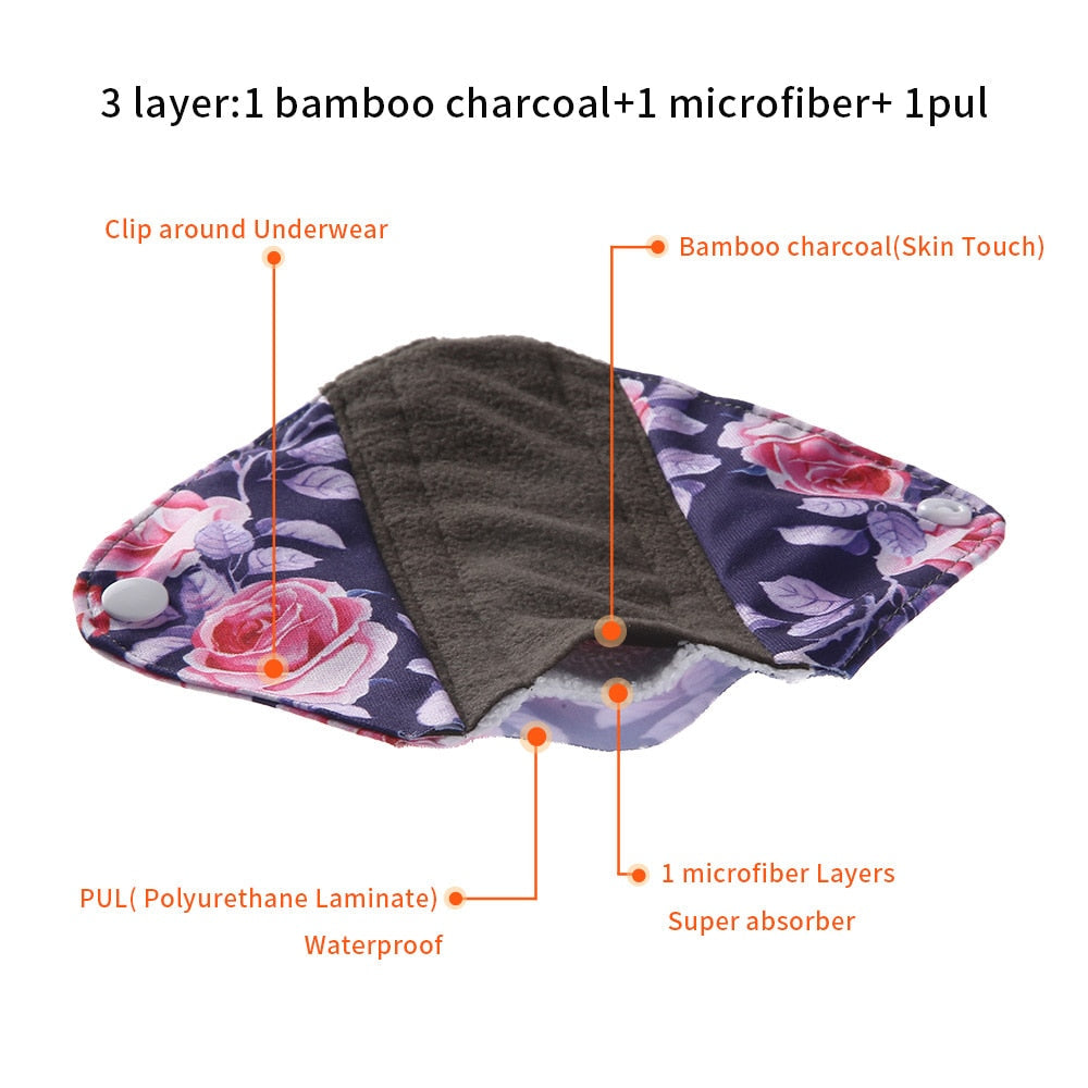 Lisslune | 10 pieces reusable pads - Organic periods reusable pads