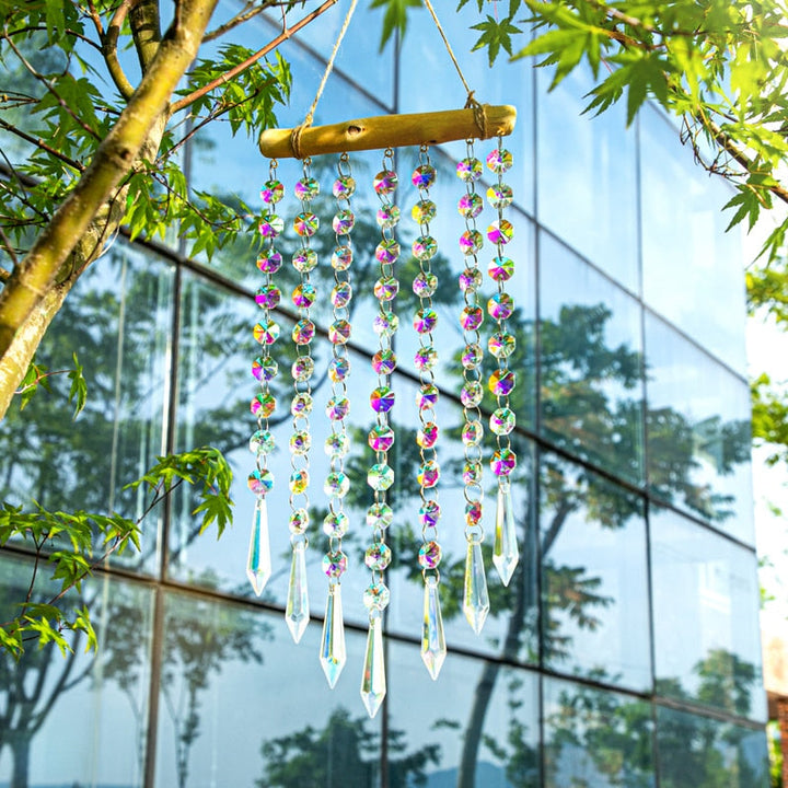 Lisslune | Glass Crystal Wind Chimes Window Decoration