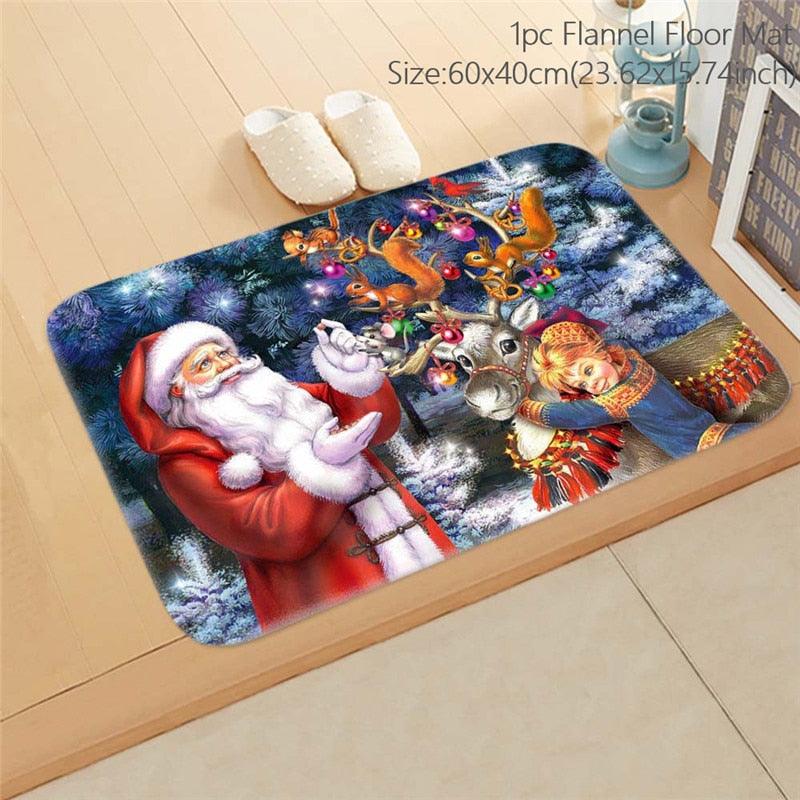 Lisslune | Cheerful Holiday Doormat for a Cheerful Welcome