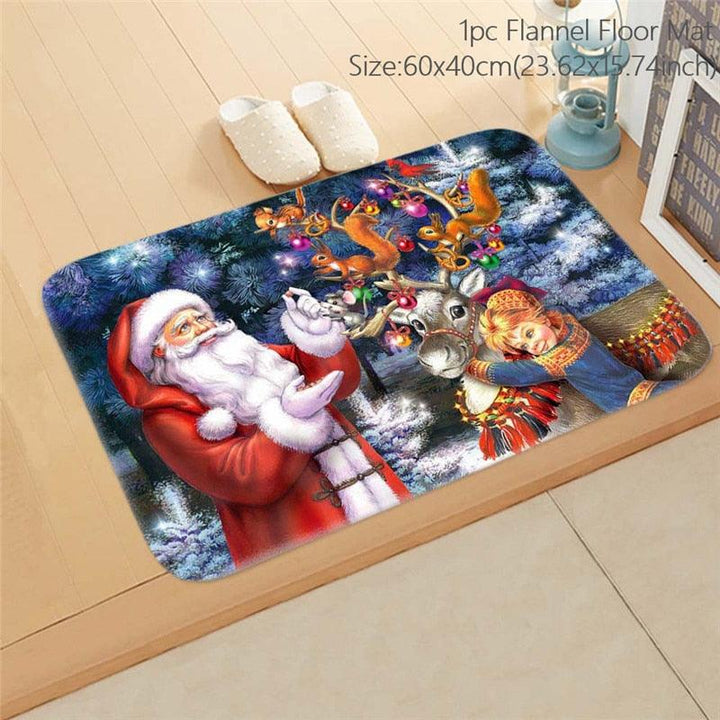 Lisslune | Cheerful Holiday Doormat for a Cheerful Welcome