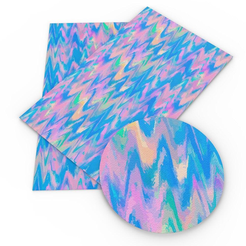 Lisslune | Colorful Lychee Synthetic Leather Craft Kit - Vibrant DIY Fabric Collection