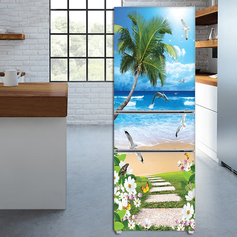 Lisslune | Stylish Waterproof Self-Adhesive Refrigerator Sticker