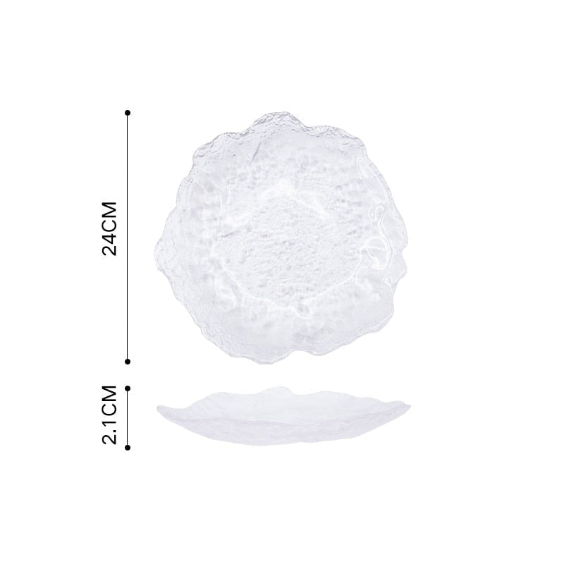 Lisslune | Nordic Frozen Style Glass Plates