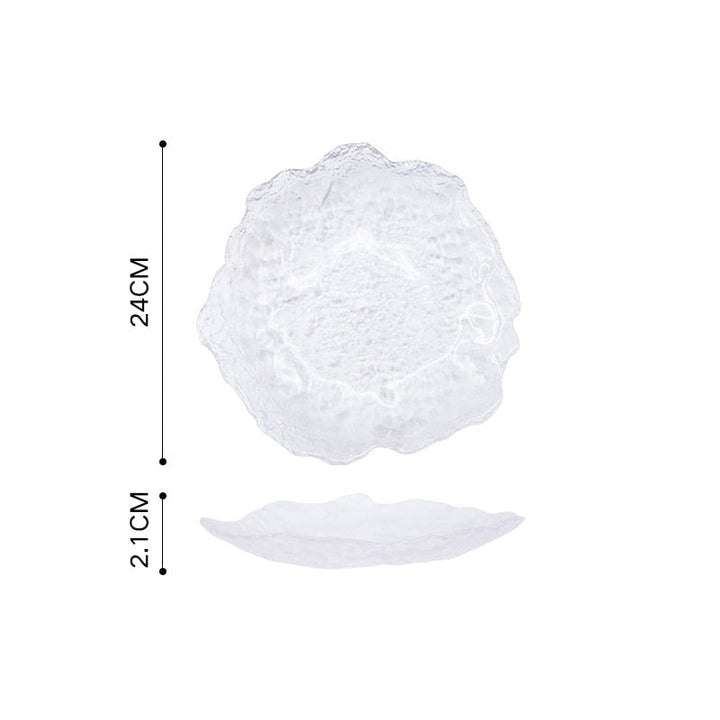 Lisslune | Nordic Frozen Style Glass Plates