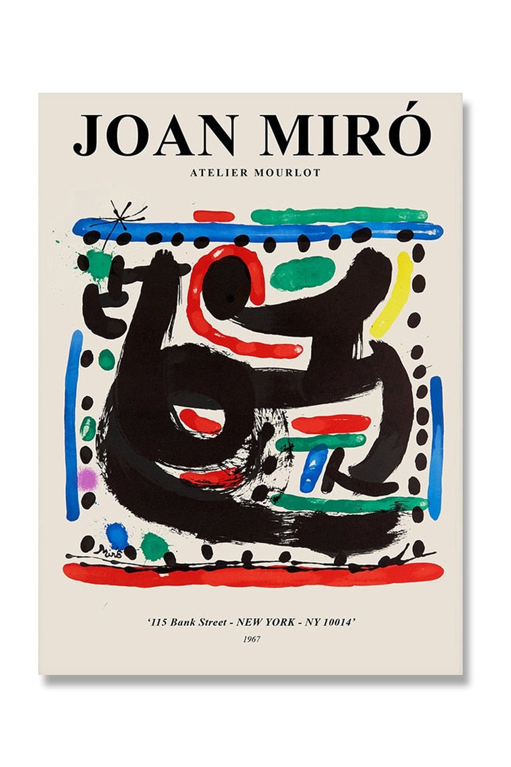 Lisslune | Miro Inspired Canvas Poster