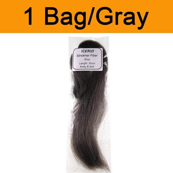 Lisslune | Transform your fly fishing with the ultimate perch streamer fiber kit - 01pack Kinky Fly Fibers
