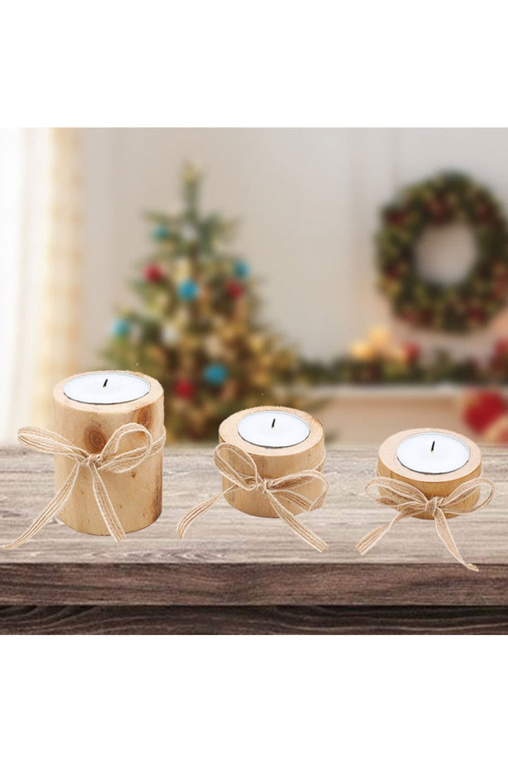 Lisslune | Wooden candle holder art