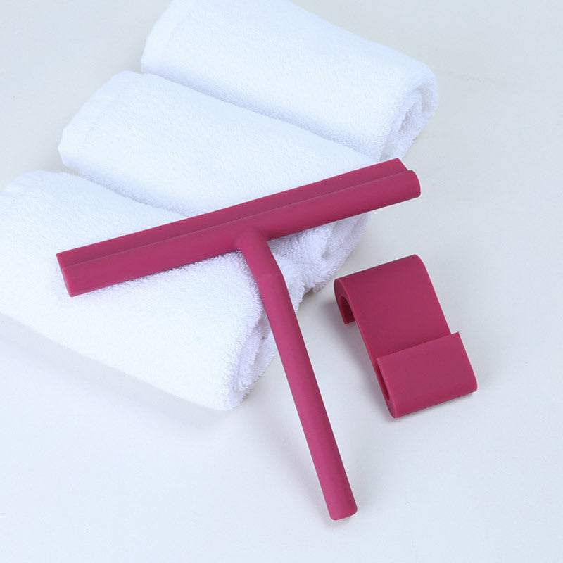 Lisslune | Retro Silicone Wiper for the Shower with Storage Holder