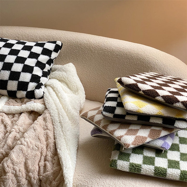 Lisslune | PlaidComfort - Classic Checked Pillow