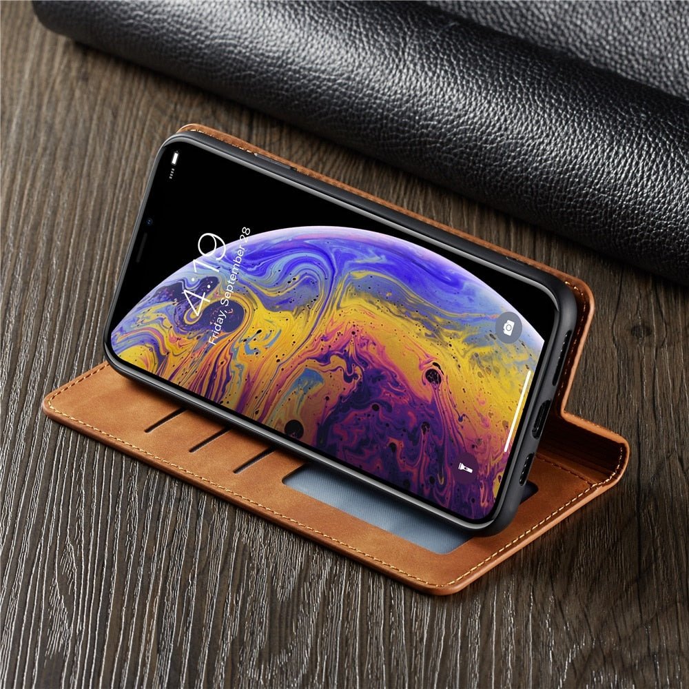 Lisslune | iPhone Suede Flip Case