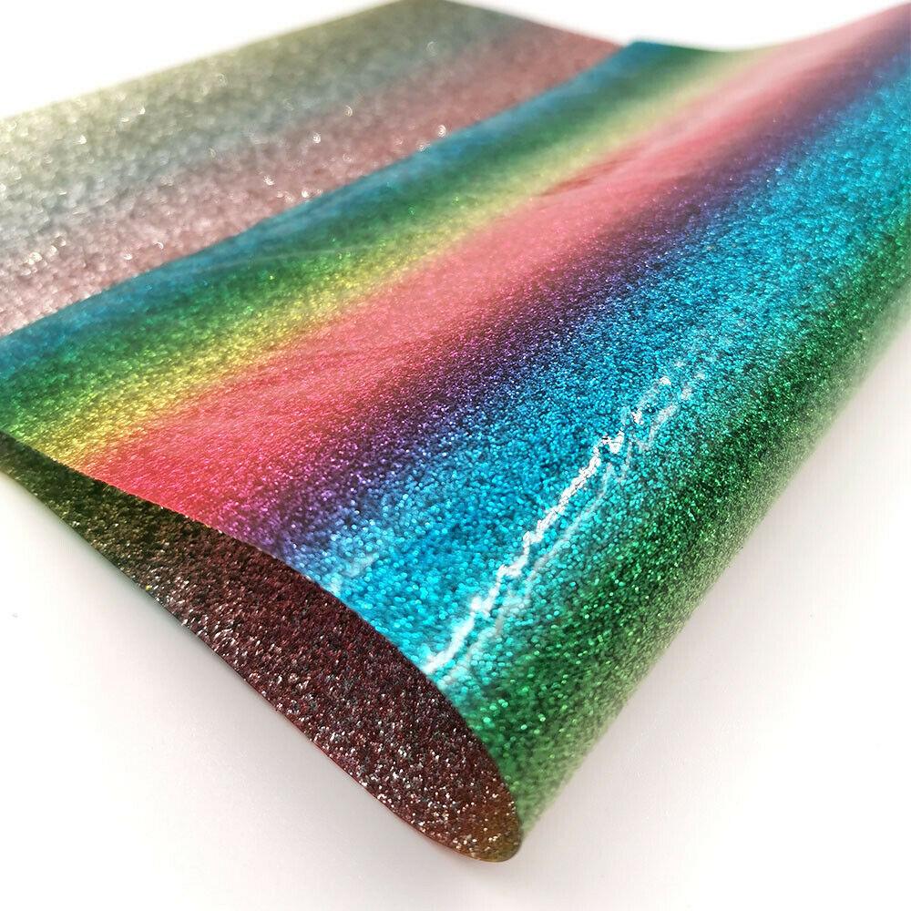 Lisslune | Radiant Iridescent Sparkle Glitter Fabric: High-Quality Material for Creative Masterpieces