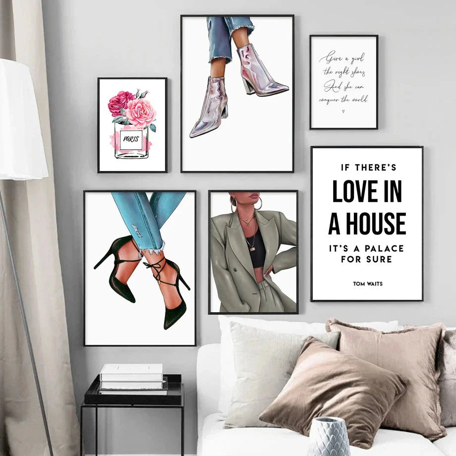 Lisslune | Girl Canvas Poster