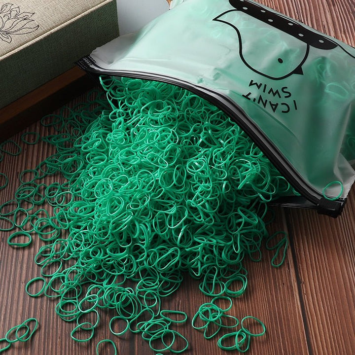 Lisslune | Mini hair bands for toddlers (1000 pieces)