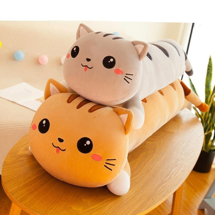 Lisslune | Shadowy Cartoon Cat Plush Body Pillow Series - Multiple Sizes for Cozy Comfort