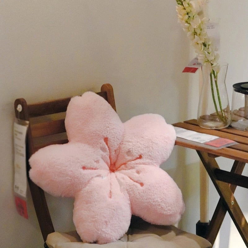 Lisslune | Colorful Cherry Flower Seat Cushion Pillow