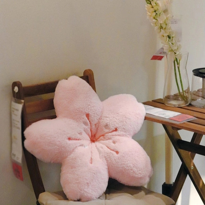 Lisslune | Colorful Cherry Flower Seat Cushion Pillow