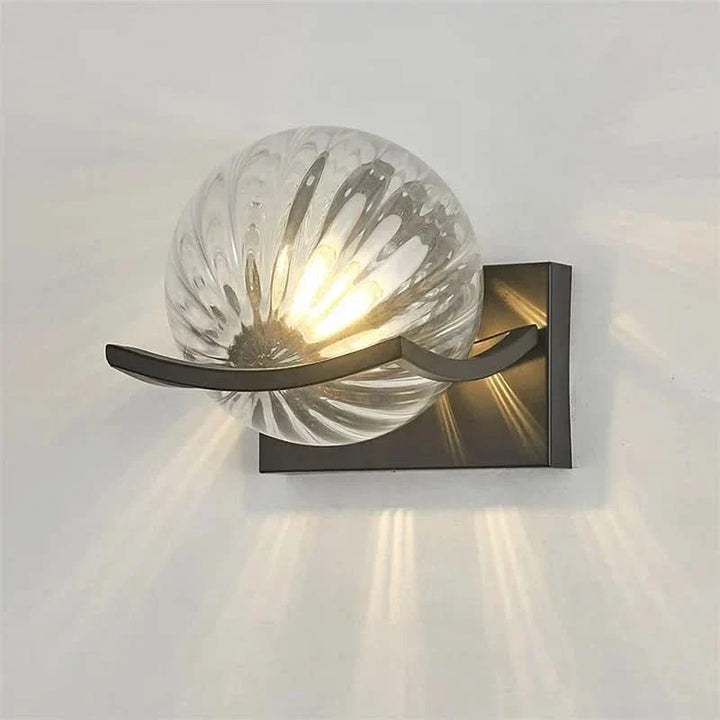 Lisslune | Modern LED Wall Lamp with Glass Panel