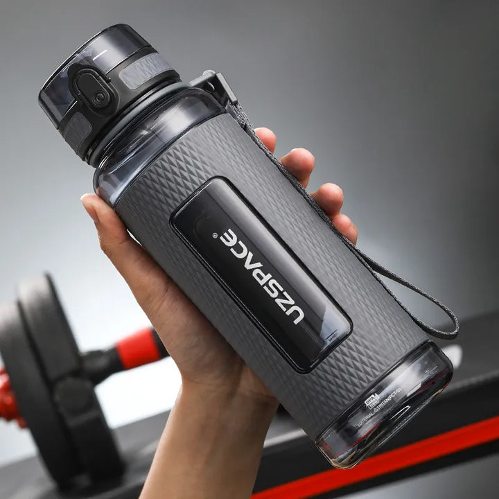 Lisslune | UZSPACE Sport Water Bottles, BPA-free, portable, impact-resistant, leak-proof, large capacity, fitness water kettle, Tritan plastic drinking bottle
