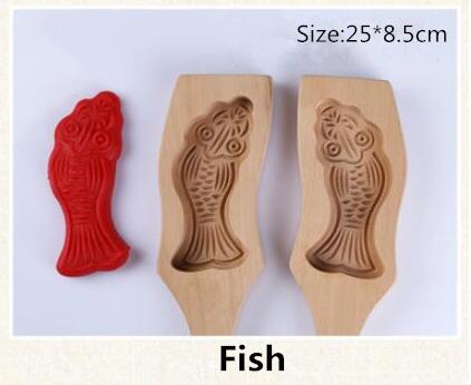 Lisslune | 3D Wooden Baking Decorative Molds