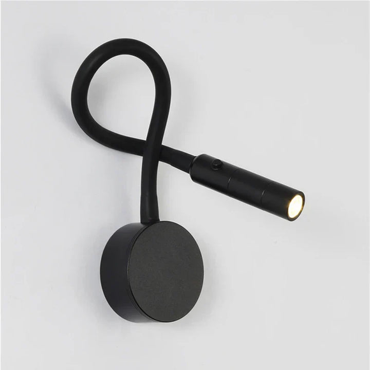 Lisslune | Modern Flexible LED Reading Wall Lamp with Switch for Bedroom and Study - 1W/3W