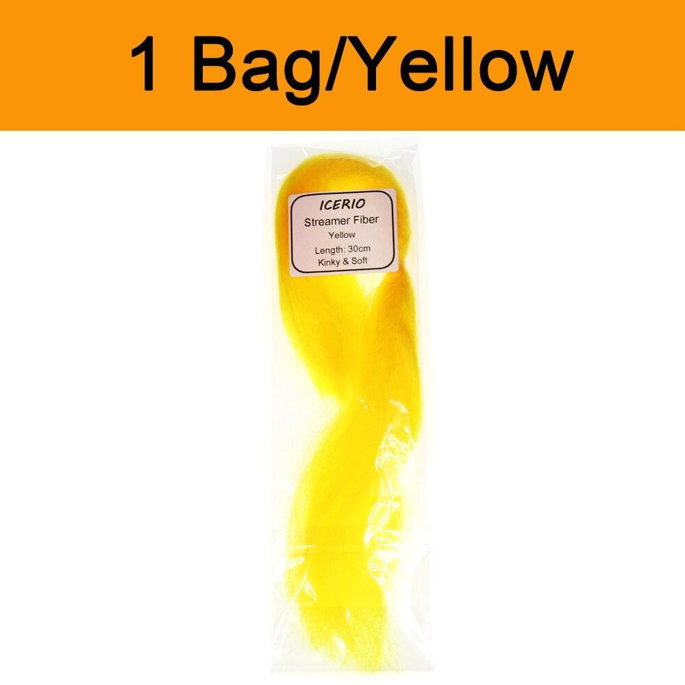 Lisslune | Transform your fly fishing with the ultimate perch streamer fiber kit - 01pack Kinky Fly Fibers