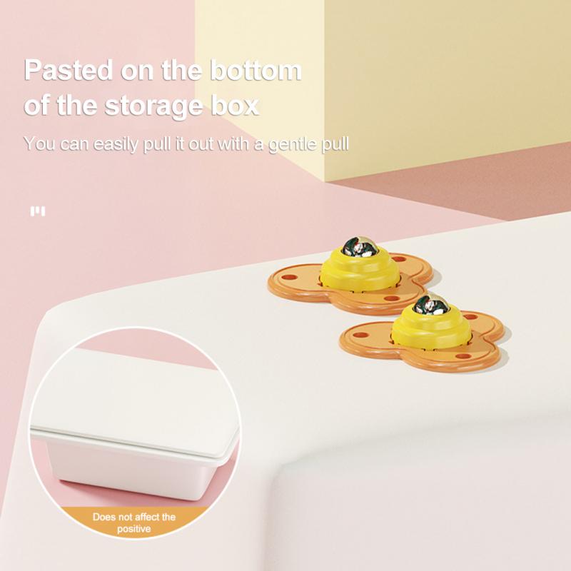 Lisslune | 4Pcs Rotating Mini Wheels Furniture Movers