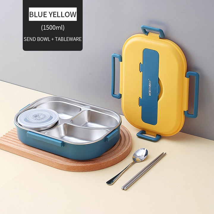 Lisslune | Stainless Steel Multiple Compartment Children's Lunchbox