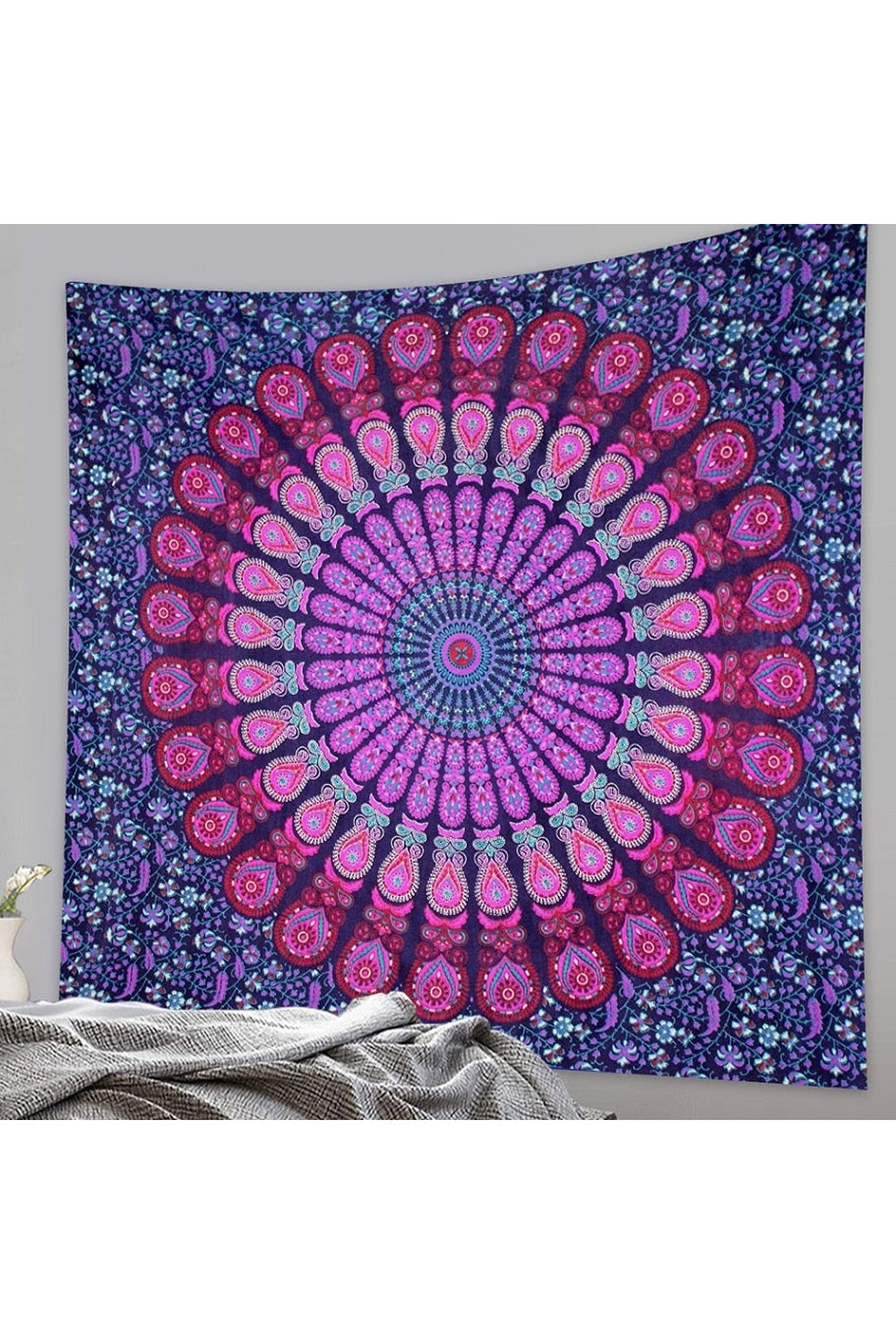 Lisslune | Trippy Mandala Wall Tapestry