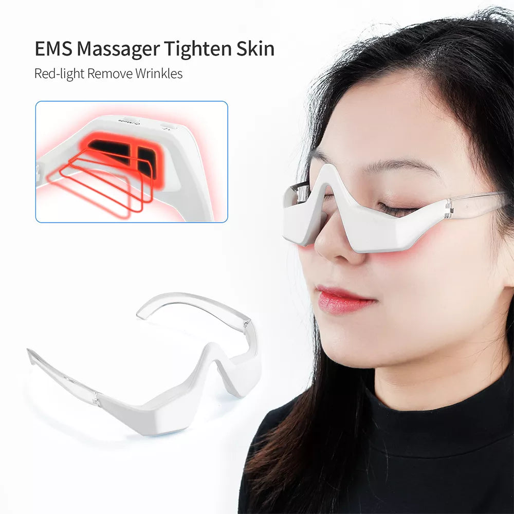 Lisslune | GlowEyes | 3D Eye Massager | Electric | Anti-Wrinkle | Infrared | LED Photon Therapy