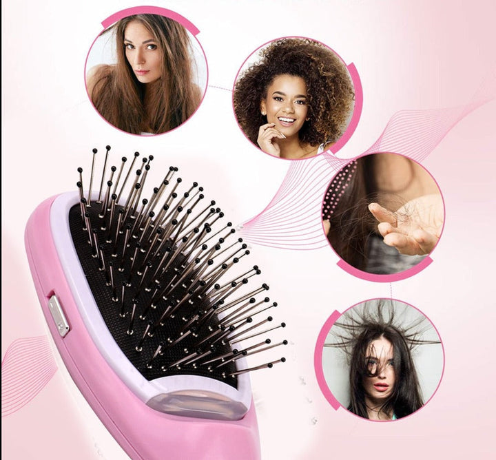 Lisslune | Ion hairbrush – Antistatic Electric Brush for Smooth & Healthy Hair
