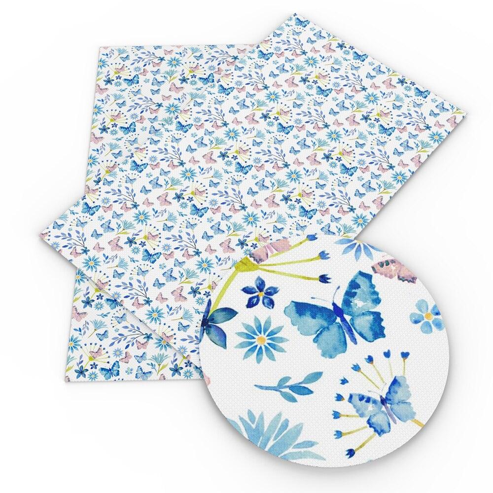 Lisslune | Floral Elegance Synthetic Leather Craft Sheets - Creative Essentials