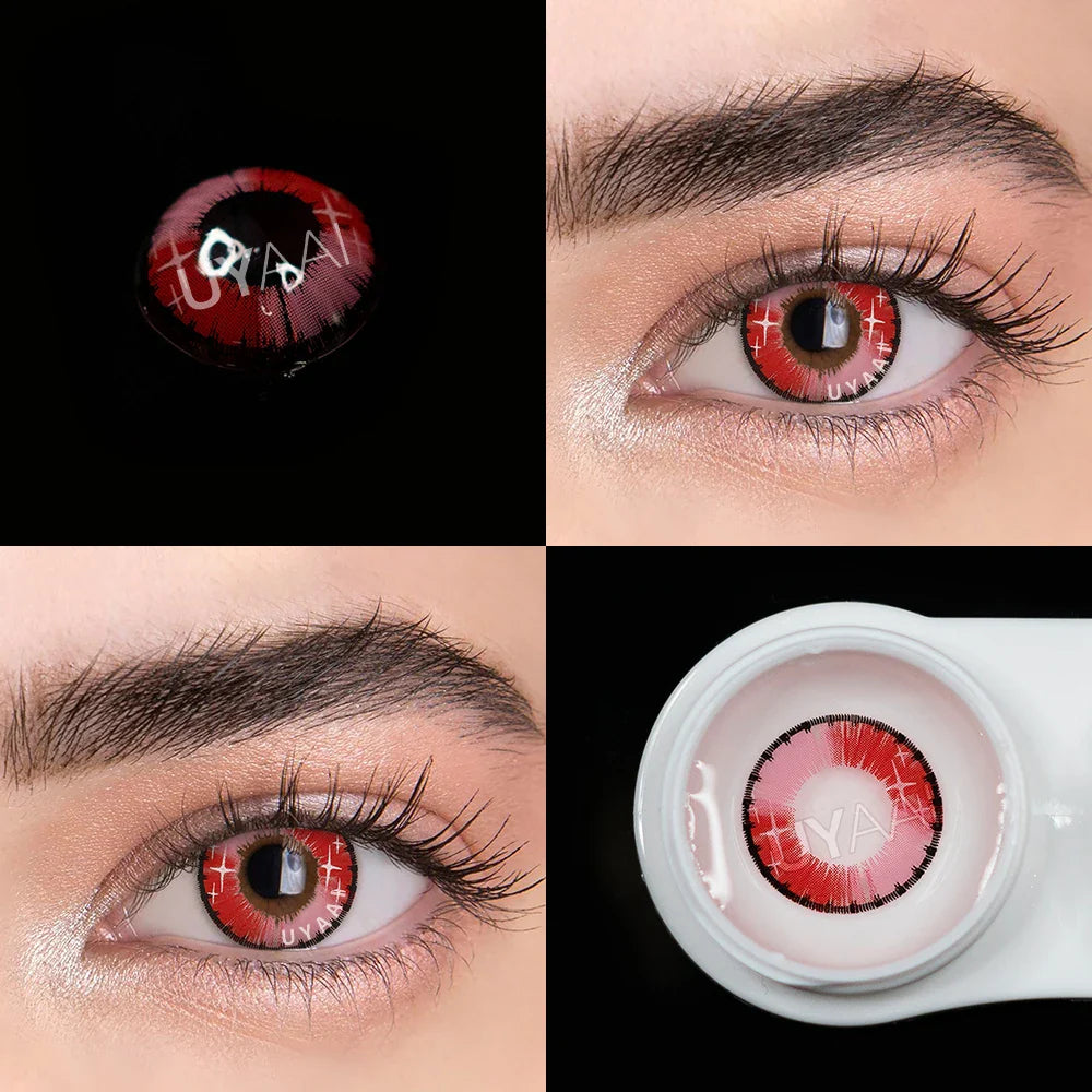 Rynx | 1 Pair Cosplay Contact Lenses Makima Gojo Power Lenses Anime Accessories Anime Lenses Halloween Lens Eyes Eye Drops Sale