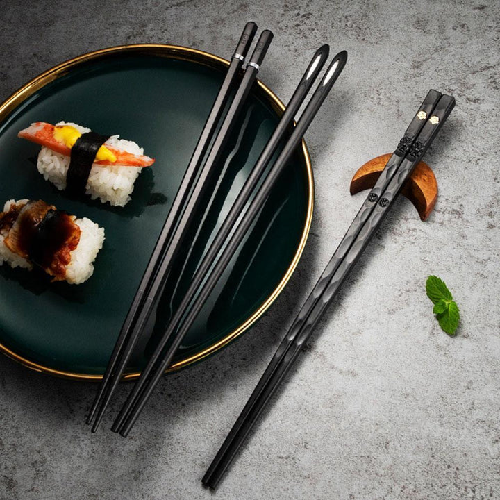 Lisslune | DineLux – Luxurious Chopstick Set with Refined Designs (5 Pairs)