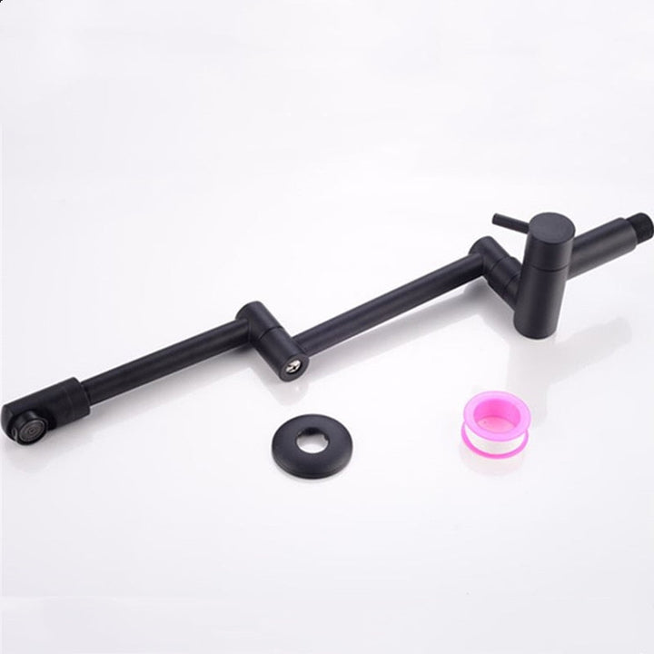 Lisslune | Wall-Mounted Folding Chrome Pot Filler Faucet