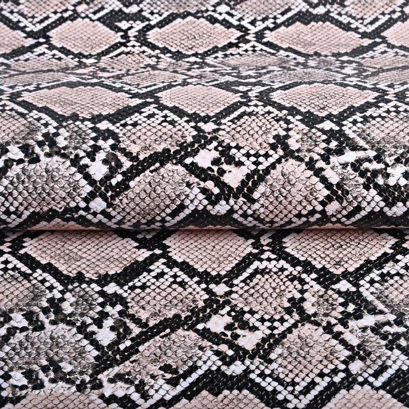 Lisslune | Synthetic snake skin leather craft fabric - Elevate your creations!