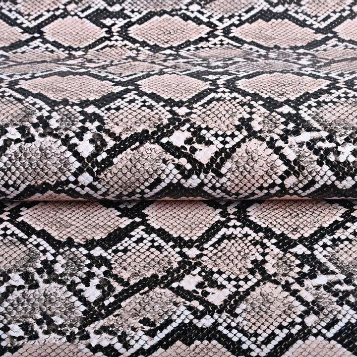 Lisslune | Synthetic snake skin leather craft fabric - Elevate your creations!