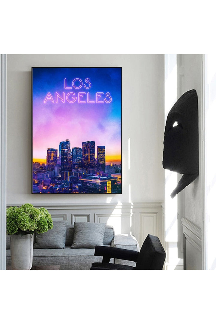 Lisslune | Neon Lights Poster