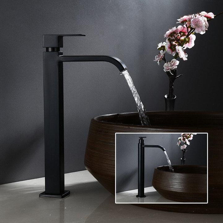 Lisslune | Matte black cold water single faucets for sink installation