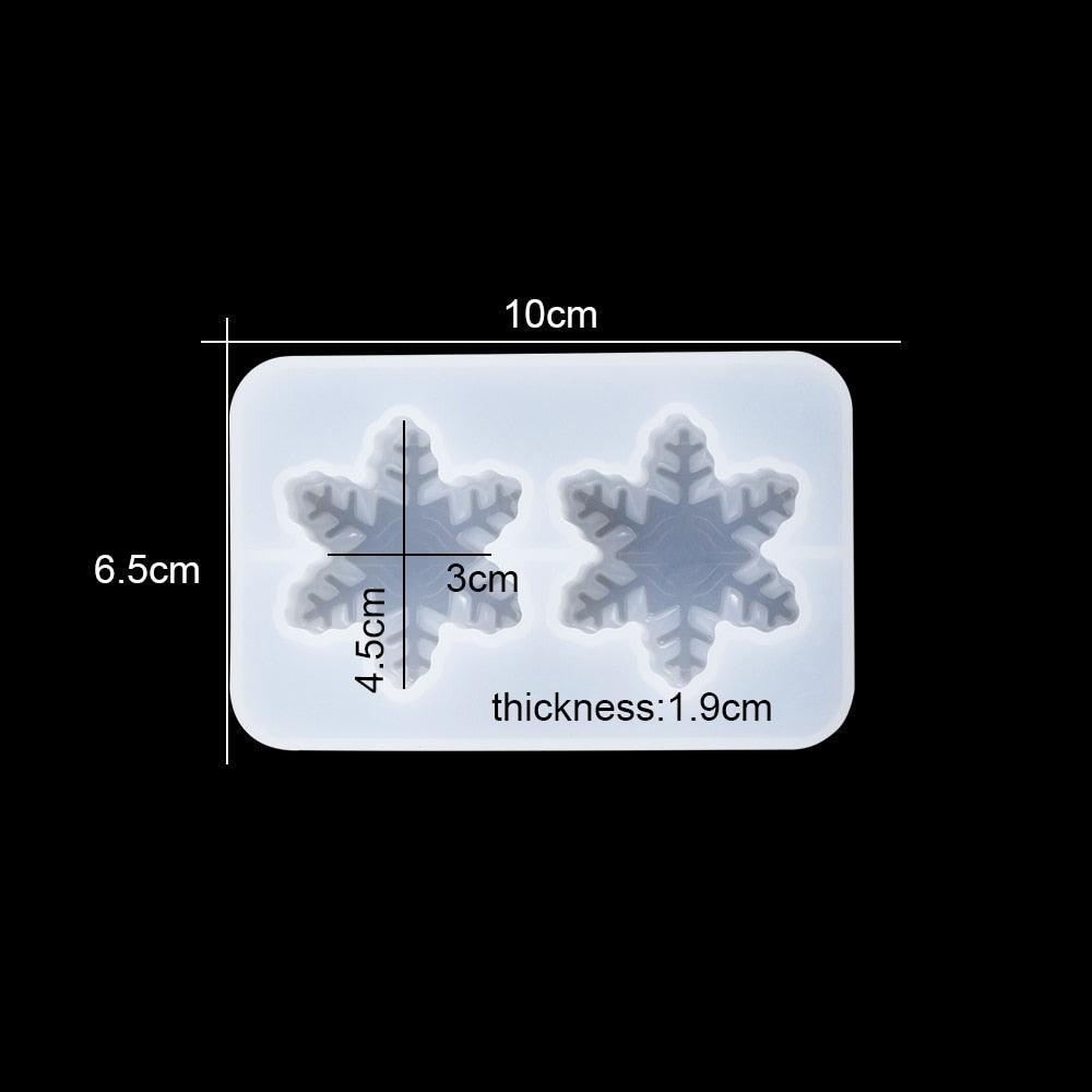 Lisslune | Charming Snowflake DIY Craft Set for Unique Christmas Jewelry and Ornaments