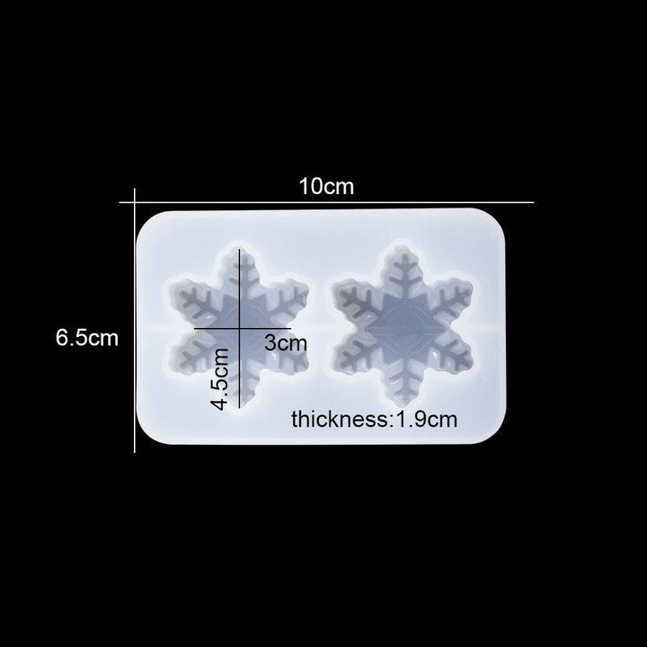 Lisslune | Charming Snowflake DIY Craft Set for Unique Christmas Jewelry and Ornaments