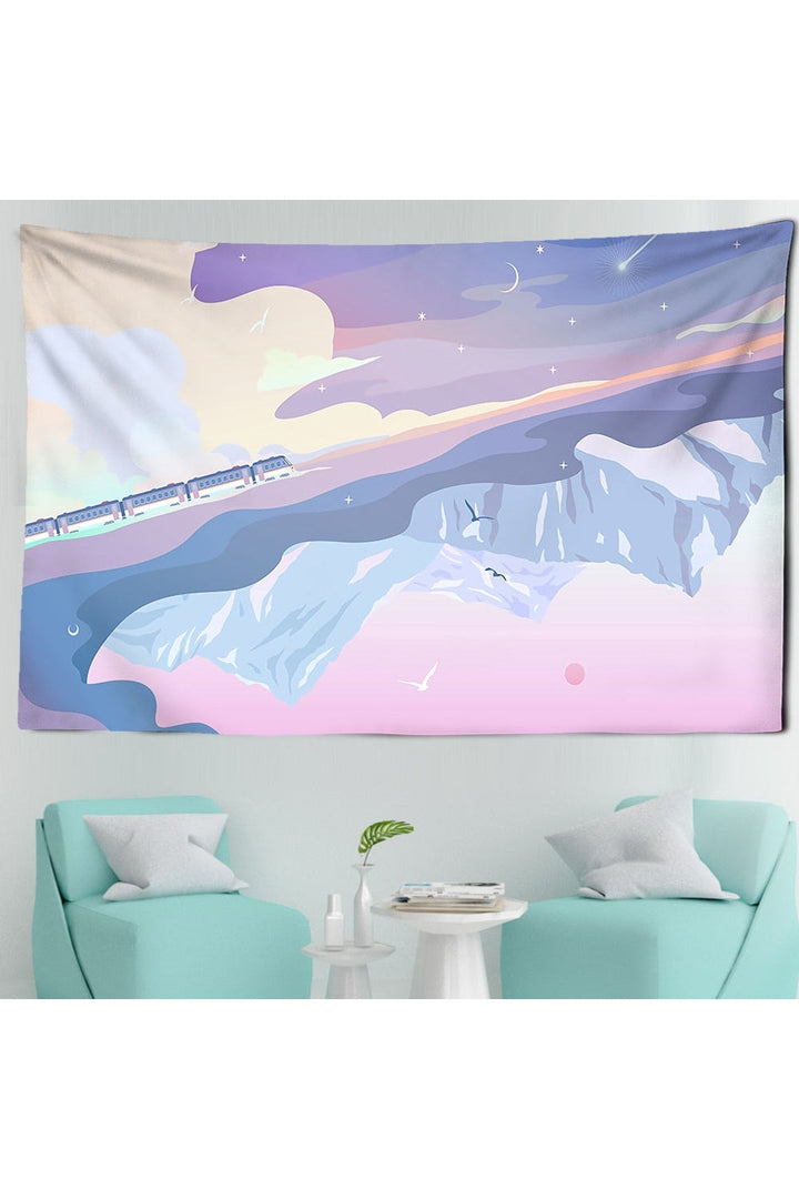 Lisslune | Pink Wall Tapestry