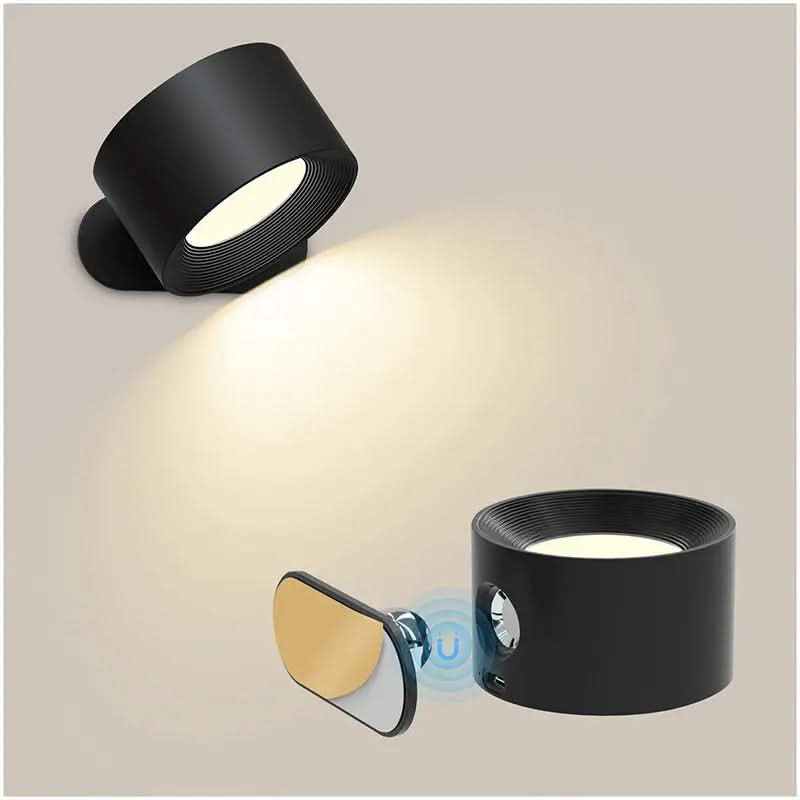 Lisslune | 360° Wall Lamp – Wireless, USB rechargeable & 3 brightness levels for flexible lighting