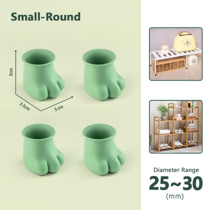Lisslune | 4Pcs Non-Slip Cat Paw Furniture Leg Cover