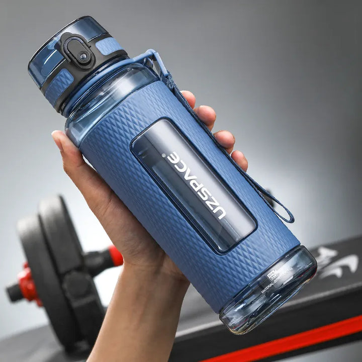 Lisslune | UZSPACE Sport Water Bottles, BPA-free, portable, impact-resistant, leak-proof, large capacity, fitness water kettle, Tritan plastic drinking bottle