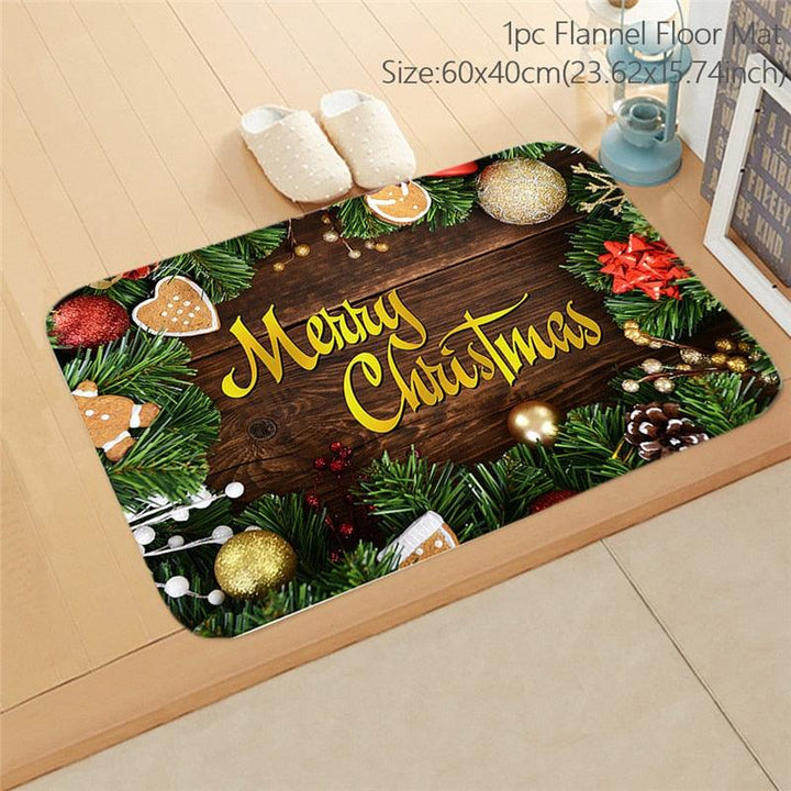 Lisslune | Cheerful Holiday Doormat for a Cheerful Welcome