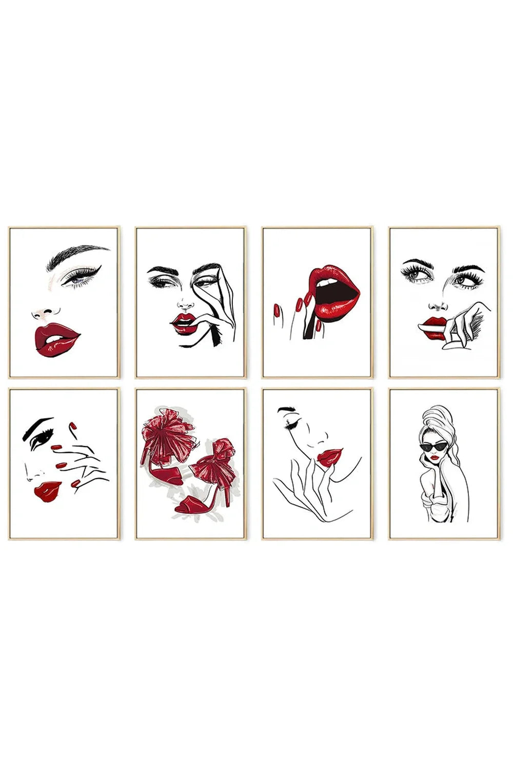 Lisslune | Lip Canvas Poster