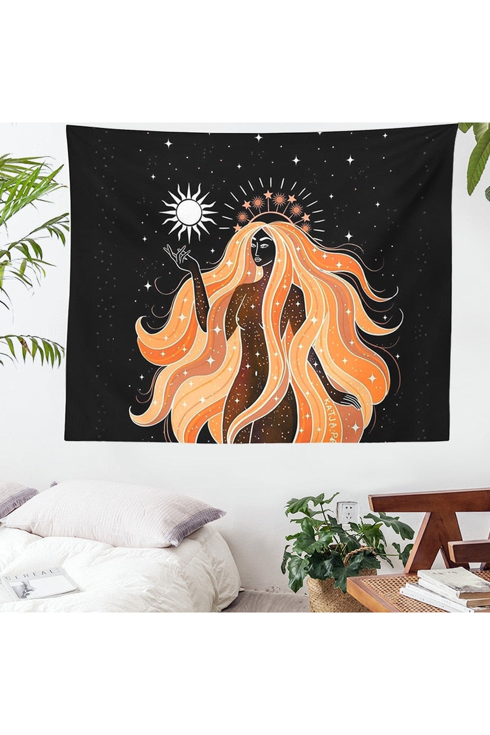 Lisslune | Phase Girl Psychedelic Tapestry