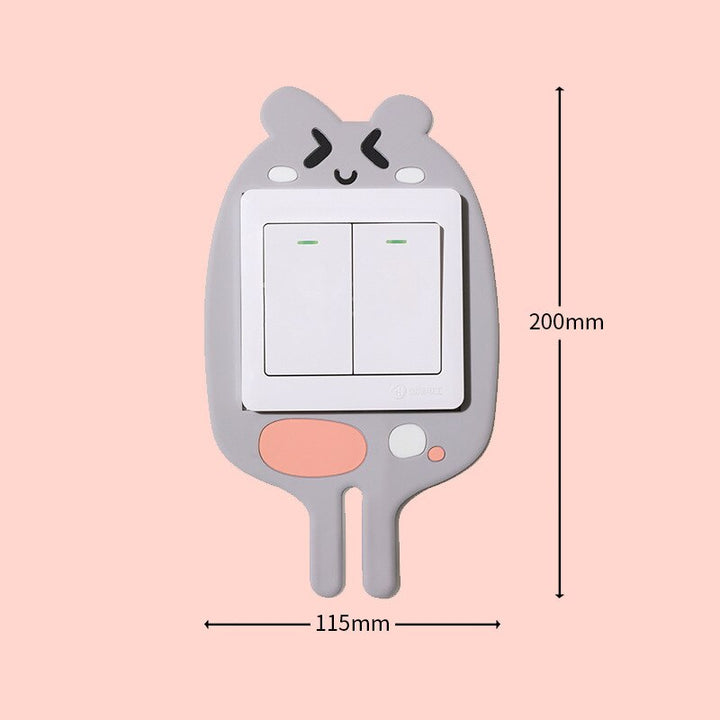 Lisslune | 3D Luminous Cartoon Hook Outlet Sticker